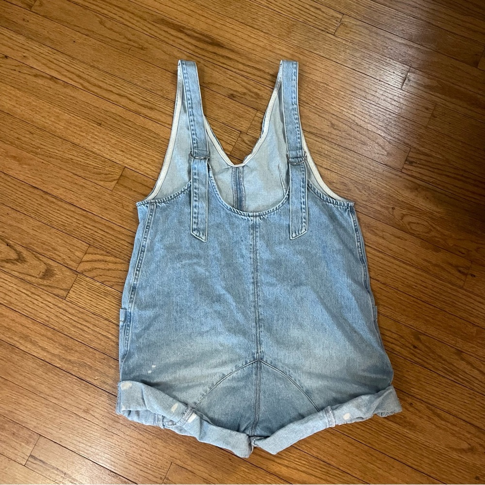Free people we the free high roller shortall overalls color “bright eyes” xsmall - Picture 10 of 12